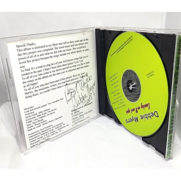 Rare Debbie Myers 'Someday We'll Meet Again' Autographed Music CD (05-07) - Picture 6 of 7